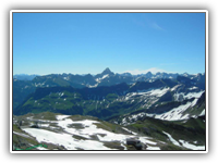 Panoramablick am Klettersteig