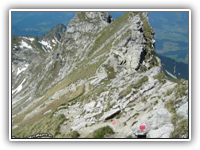 Weg vom Nebelhorn in Richtung Gundkopf
